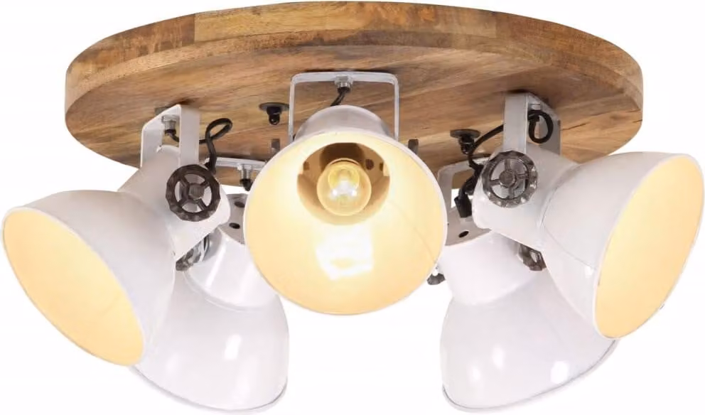 vidaXL Plafoniera 25 W Bianco 50x50x25 cm E27