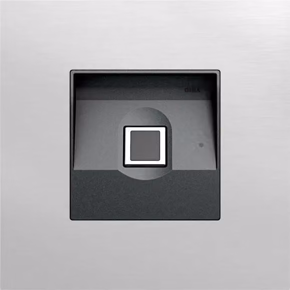 Gira Gira Keyless In con modulo impronta digitale, sistema 106, alluminio 5551926