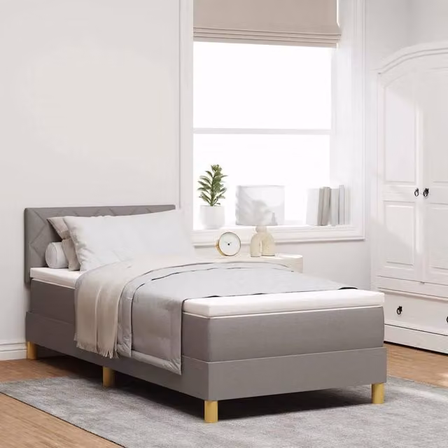 Letto a molle con cuscino Talpa 100 x 200 cm Tessuto 3338976