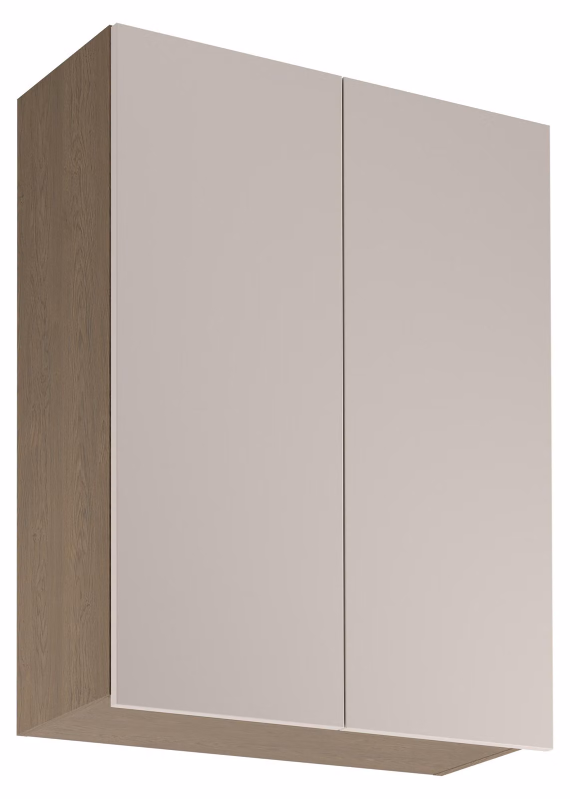 Pensile alto da cucina SALERNO - larghezza 80 cm, blu tempesta / beige