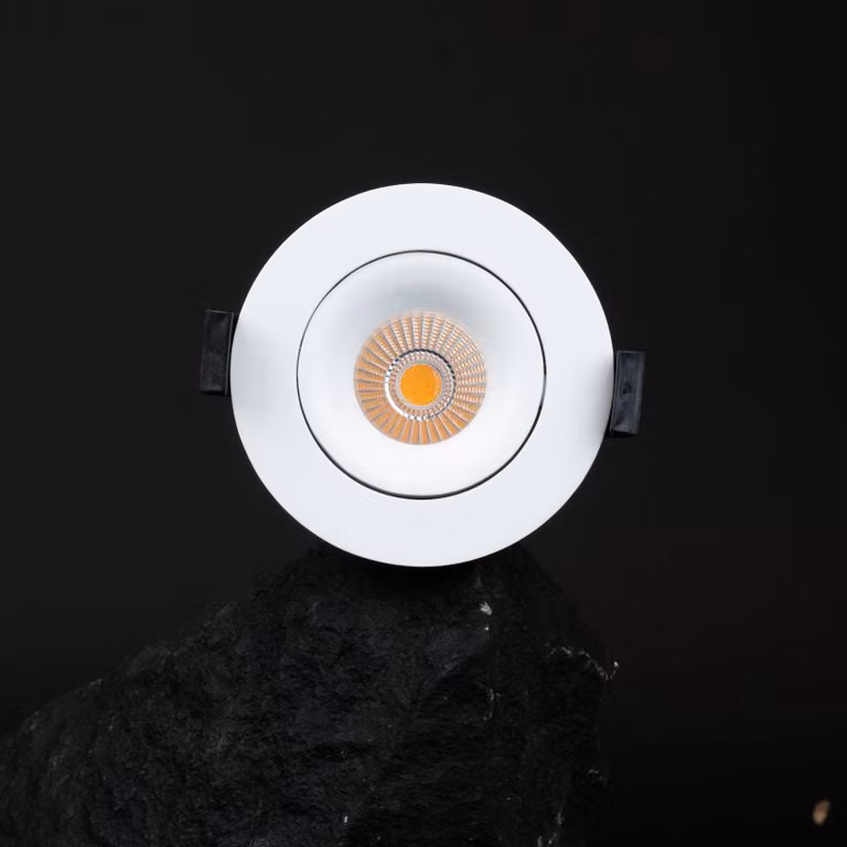 The Light Group SLC OnePro Faretto da incasso a LED bianco 3.000 K OnePro, dimmerabile, Bianco / Opale, Soggiorno / Sala da pranzo, Alluminio, Downlight