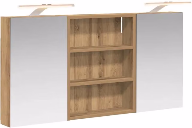 Set di Armadi da Bagno | Armadio da bagno con lo scaffale 3 pz 100 x 10,5 x 50 cm