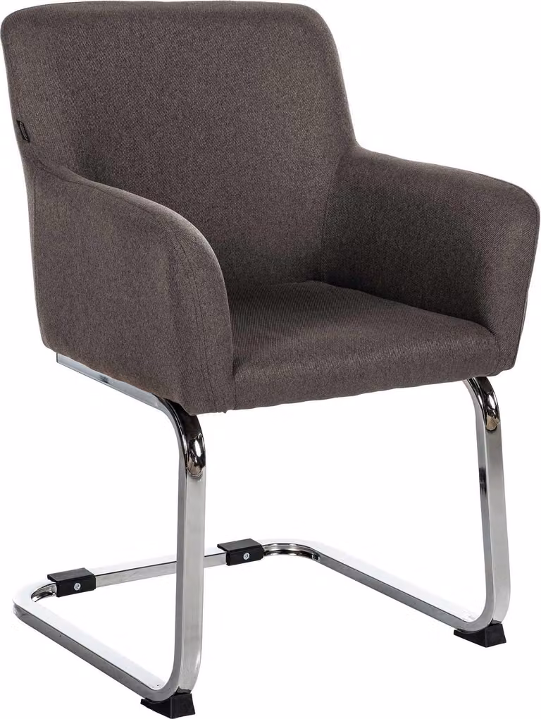 Sedia CLP Puka, colore grigio scuro, materiale: tessuto