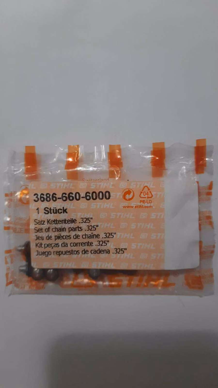 10x rivetti di collegamento per catene originali STIHL .325" 36866606000