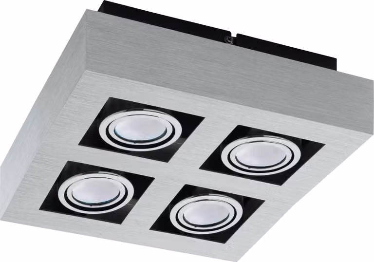 EGLO LOKE 1 plafoniera a LED, a quattro fiamme