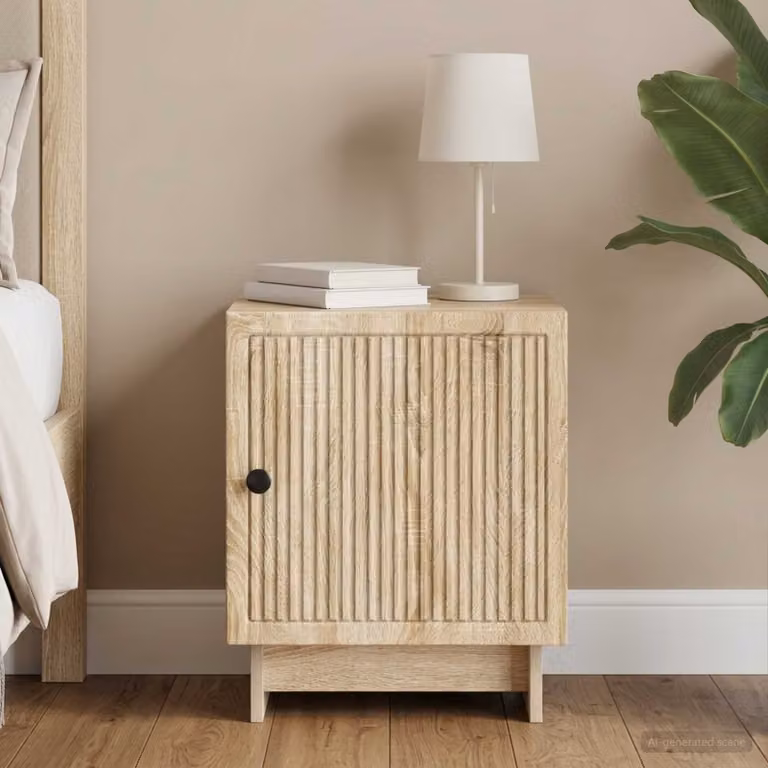 Armadio da notte moderno vidaXL in Rovere Sonoma, L 43 cm x P 34,5 cm x H 50 cm