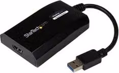 Convertitore video Startech.Com da USB 3.0 a HDMI 4K, colore nero