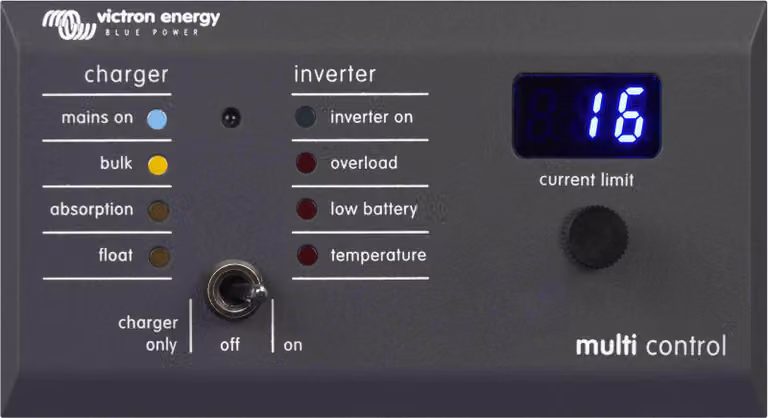 Victron Energy Sistema di controllo esterno Digital Multi Control 200/200A GX