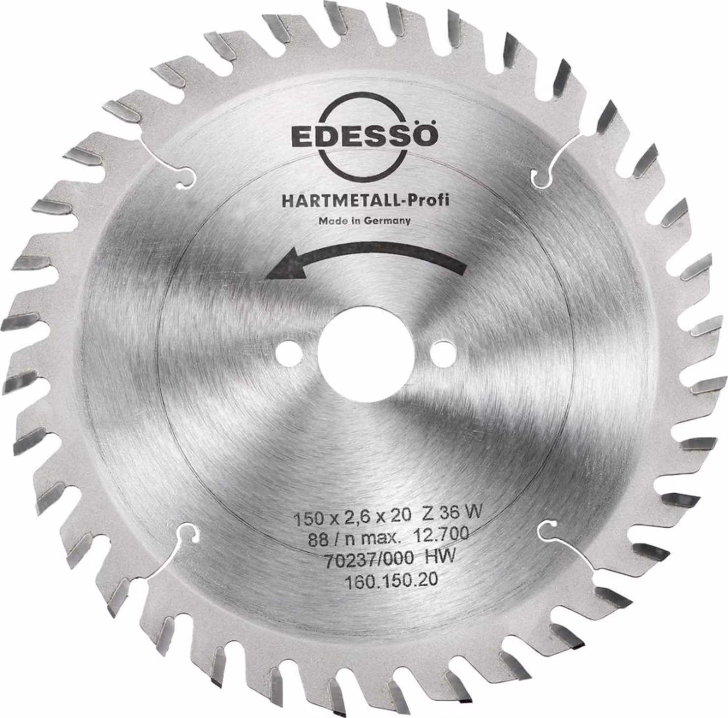 HW Lama circolare Profi 150x2,6x20mm Z36 W
