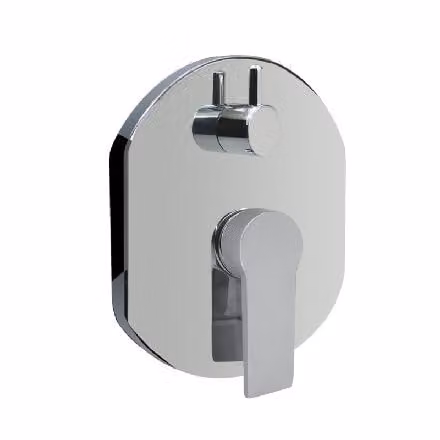 Mereo Dita - Batteria da incasso per 2 apparecchi, con corpo, cromata CBE60106DB