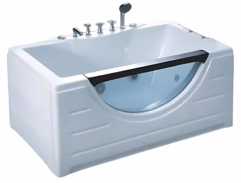 Massage Badewanne Whirlpool Spa Whirlwanne Hydromassagewanne 150x80 cm
