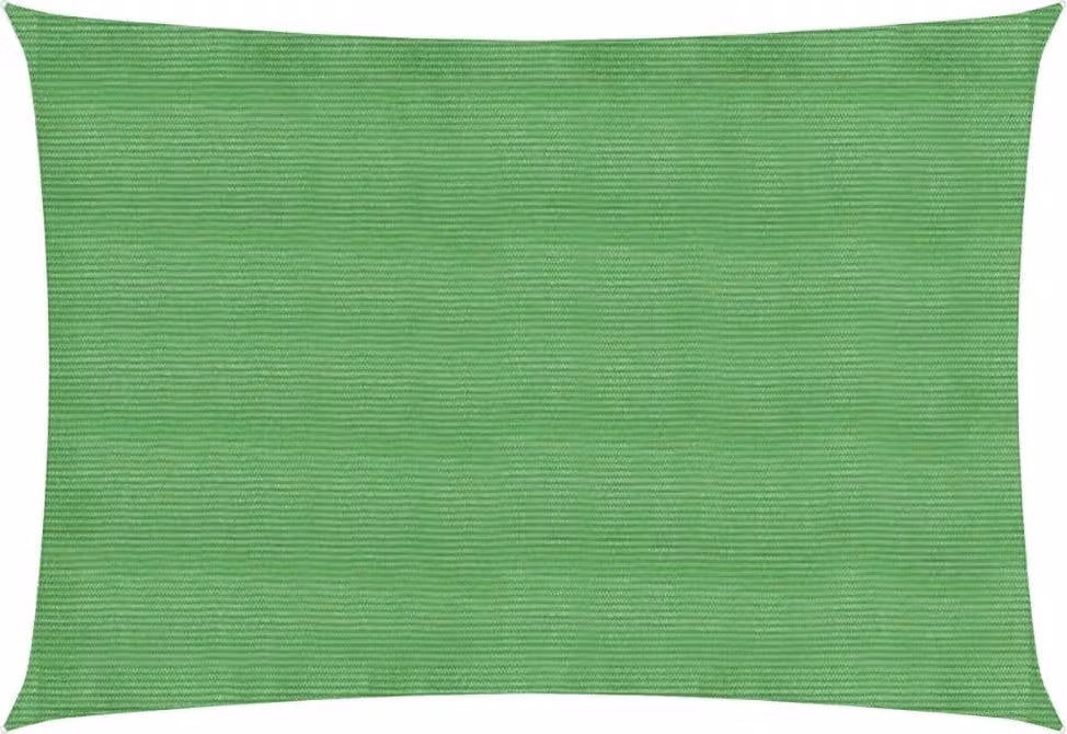 Vela Parasole 160 g/m² Rettangolare Verde Chiaro 2x3,5 m HDPE