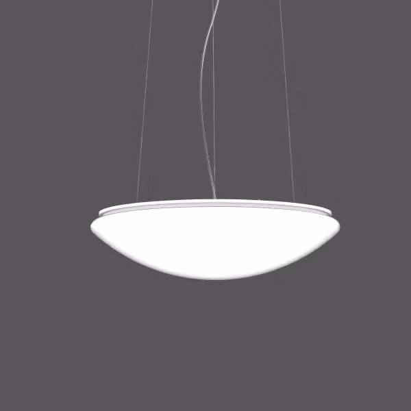 RZB Flat Polymero, LED, 4000 K, 3500 lm, IP40, bianco