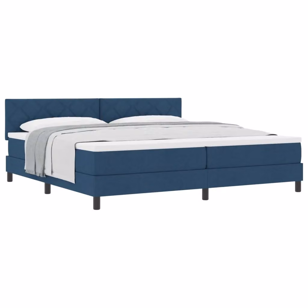 Letto ibrido con testiera in tessuto blu vidaXL L: 200 cm, P: 200 cm, H: 280 cm – 2