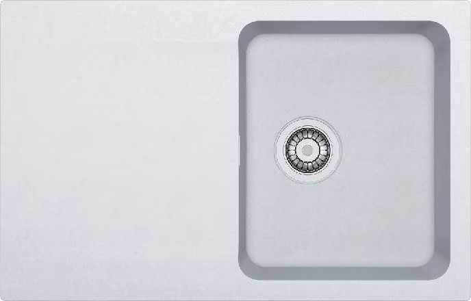 Franke Orion - Lavello in tectonite OID 611-78, 780x500 mm, bianco 114.0288.585