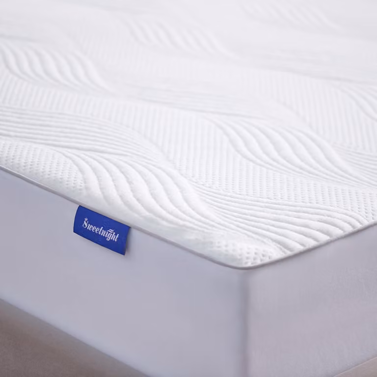 Coprimaterasso impermeabile, dimensioni 90x190 cm, altezza 40 cm, rivestimento in bambù