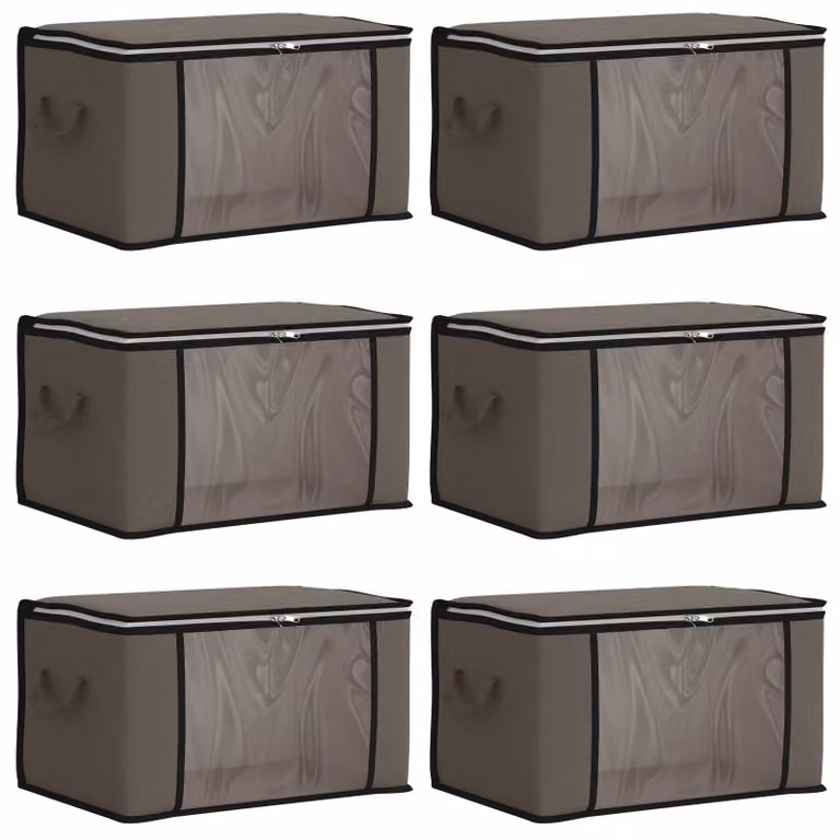 Scatola di stoccaggio con finestra laterale trasparente 6 pcs