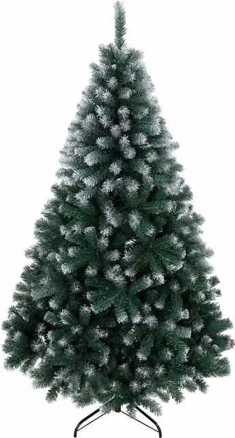 HOMCOM Albero di Natale 180 cm con 700 Rami Ignifughi e Base Pieghevole in Acciaio, Facile Montaggio, Verde   Aosom Italy