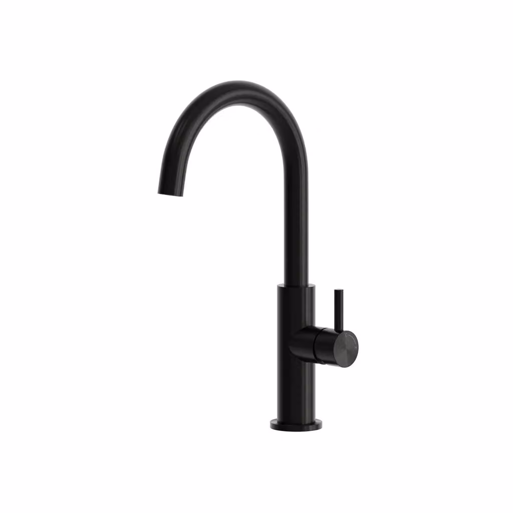 Rubinetto da cucina SINED modello LEVANTE in acciaio inox 316L nero design moderno e resistente alla corrosione – 2