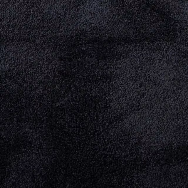 Tappeto OVIEDO a pelo corto nero per soggiorno e camera da letto L/P: 240 x 240 cm – 1