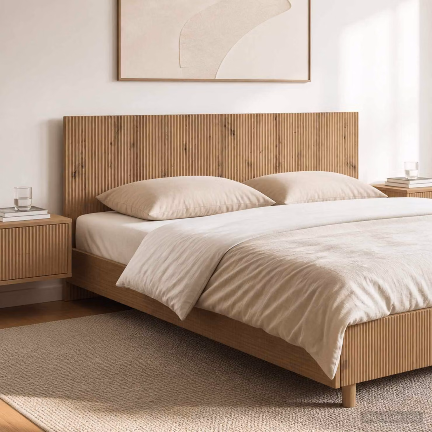 vidaXL Testiera da Muro ARNHEM Rovere Artigianale Legno ingegnerizzato