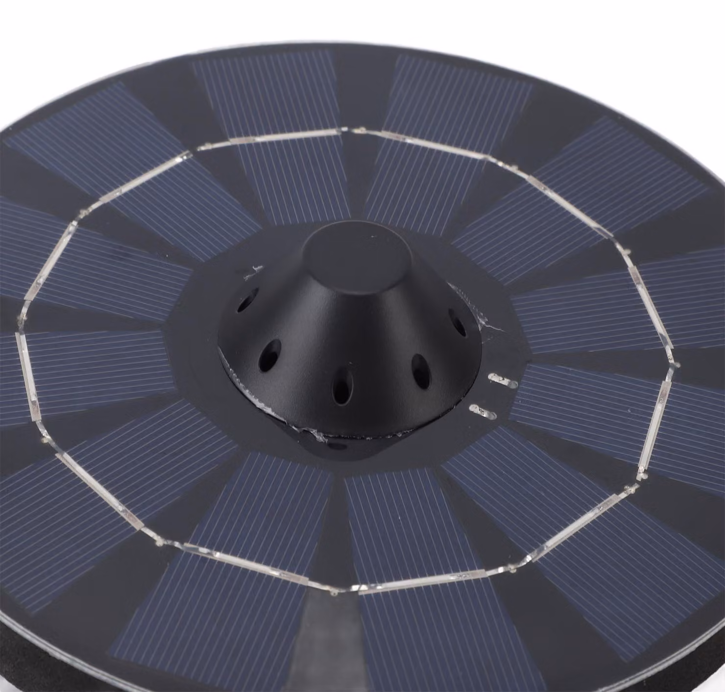 Aeratore solare galleggiante per laghetti, 2,5 W, spegnimento automatico, pompa dell'acqua azionata, 6 V, per uso esterno