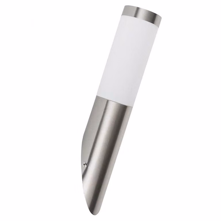 Applique da esterno in acciaio inossidabile argento, 1xE27x40W, metallo, dimensioni: 40x7,5x7,5 cm, IP44, SU-MA