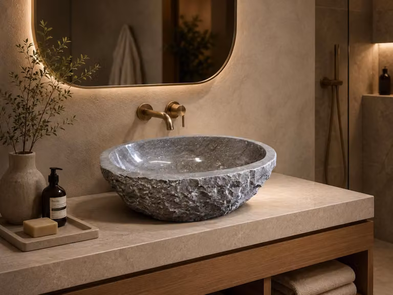 Lavabo in marmo 43 x 33 x 15