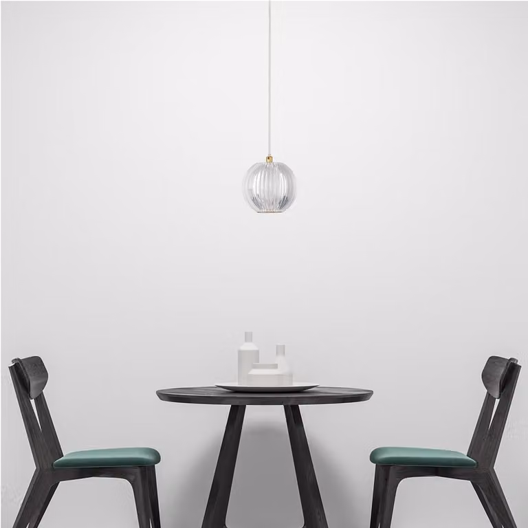 Lampada a sospensione LED BRILLANT dorata 5W, tonalità di bianco, 410 lm, metallo, dimensioni: 120 x 10,5 x 10,5 cm, IP20, Light Prestige
