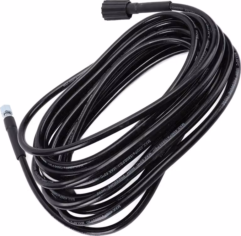 Tubo per acqua ad alta pressione, raccordo in gomma-metallo resistente all'usura, ricambio per idropulitrice per lavaggio auto, 10 m
