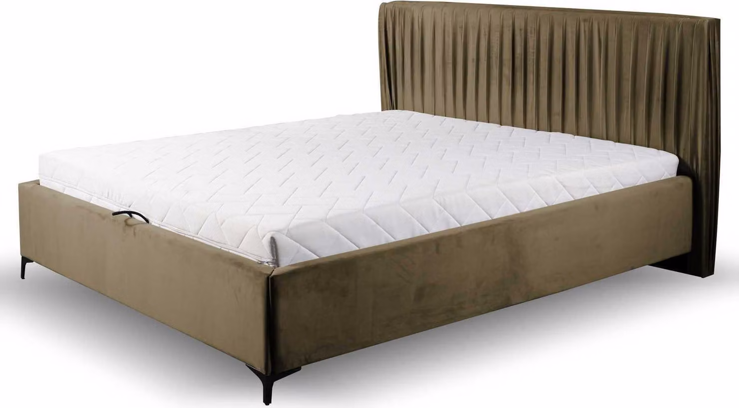 Modernes Bett Design Betten Holz Textil Schlafzimmer Bettgestell