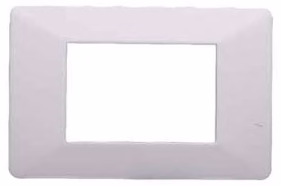 PLACCA COPRINTERRUTTORI BIANCA 'STARLIGHT' 4 Moduli