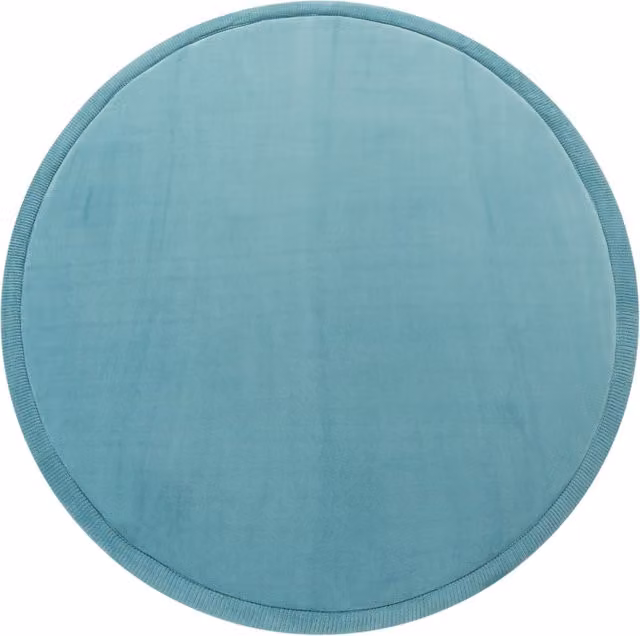 Tappeto rotondo lavabile per bambini Atami blu Diametro: 200 cm