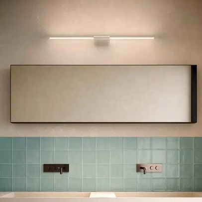 Brilliant Lampada da Parete e Soffitto Lineare LED 12W Colore Nero con Diffusore Cilindrico in Policarbonato e Struttura in Alluminio