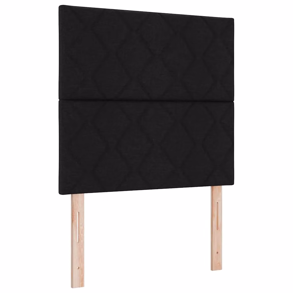 Letto a molla con illuminazione LED e testiera vidaXL, colore nero, L/P/H: 200 x 120 x 280 cm – 2
