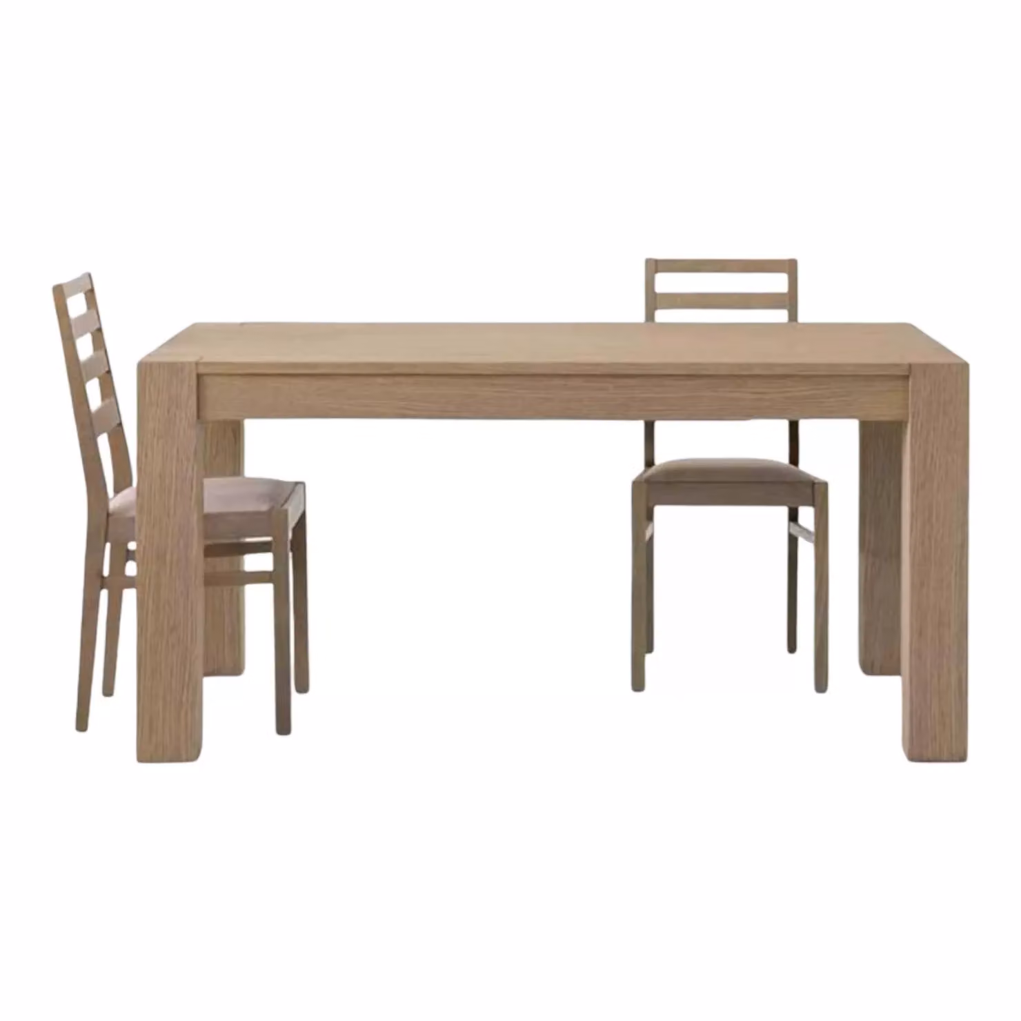 Tavolo allungabile moderno in legno di rovere color marrone Mobili 2G L: 160-260 cm, P: 90 cm