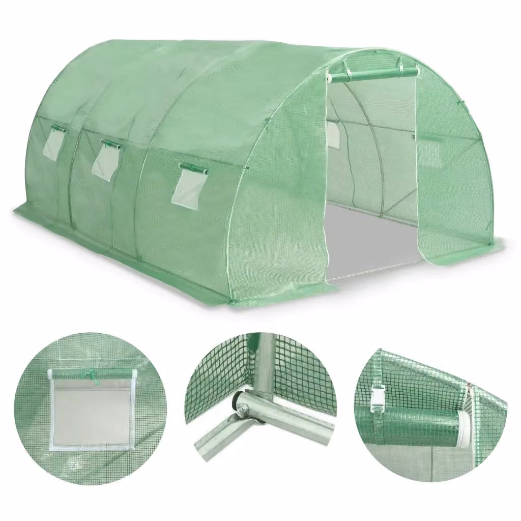 Serra Videx Green con struttura in acciaio zincato e copertura in plastica, L/P/H: 450 x 300 x 200 cm – 2