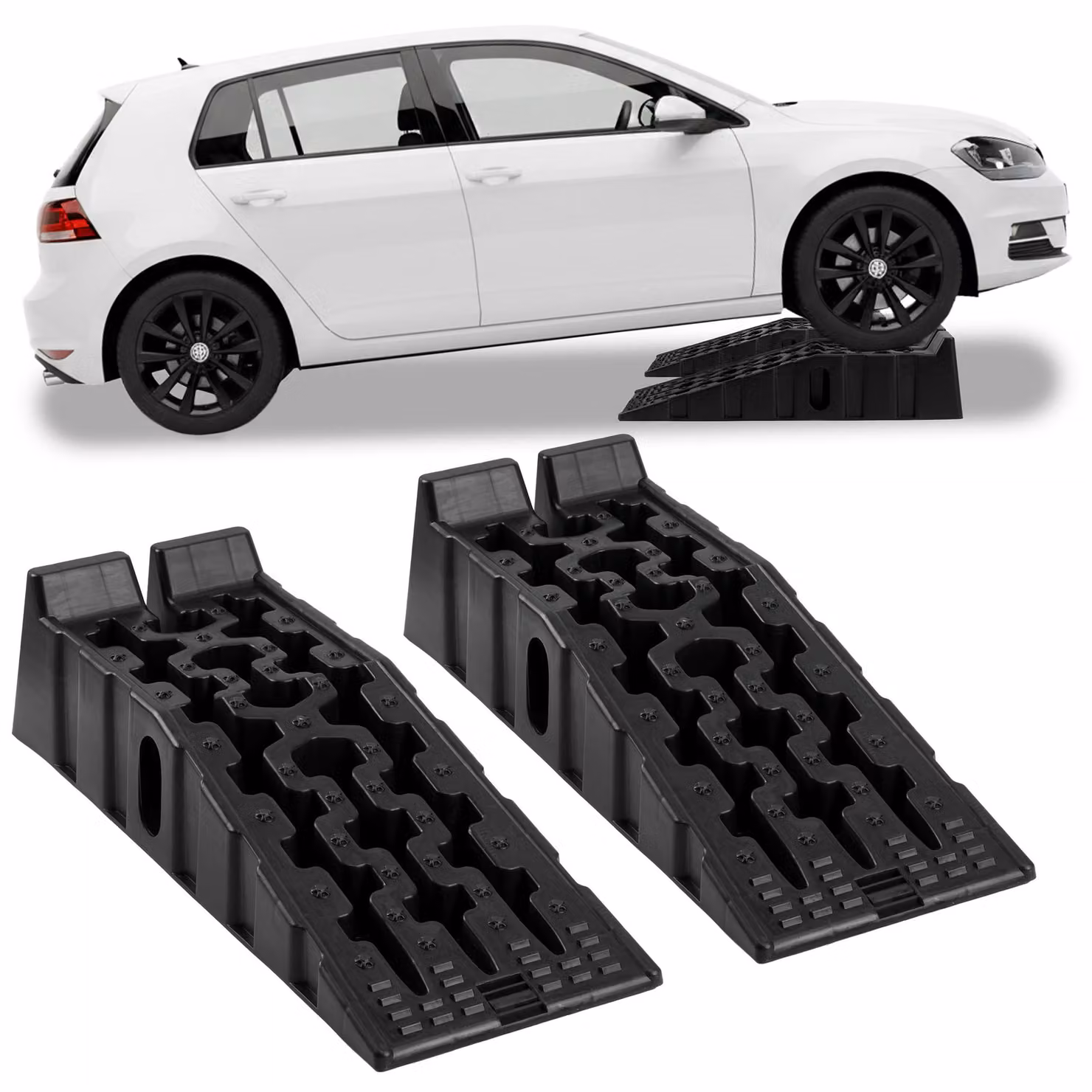 Rampa per auto, set di 2 pezzi, per officina, marca Fixit