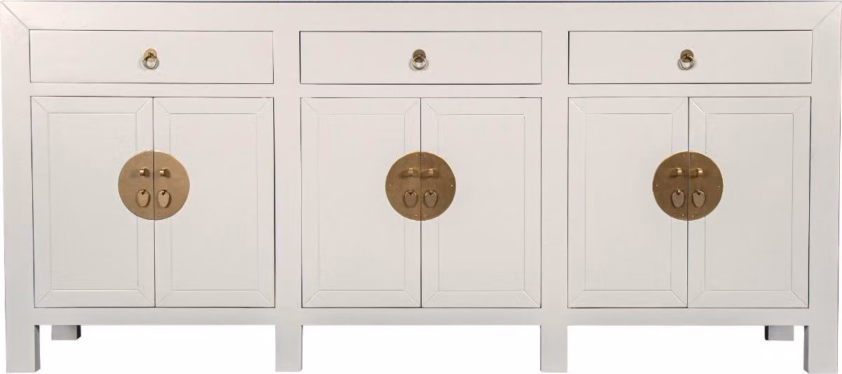 Fine Asianliving Cassettiera cinese Credenza cinese Armadietti cinesi Mobile cinese Mobile orientale asiatico 190x85x40