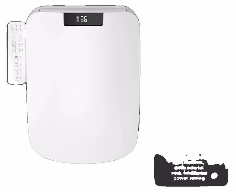 Sedile per WC elettrico, riscaldamento istantaneo, funzione di autopulizia, apertura automatica, 220V-230V, spina di tipo europeo