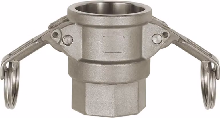 Raccordo rapido Riegler Kamlok con filettatura femmina, tipo D, ES 1.4401, G 1