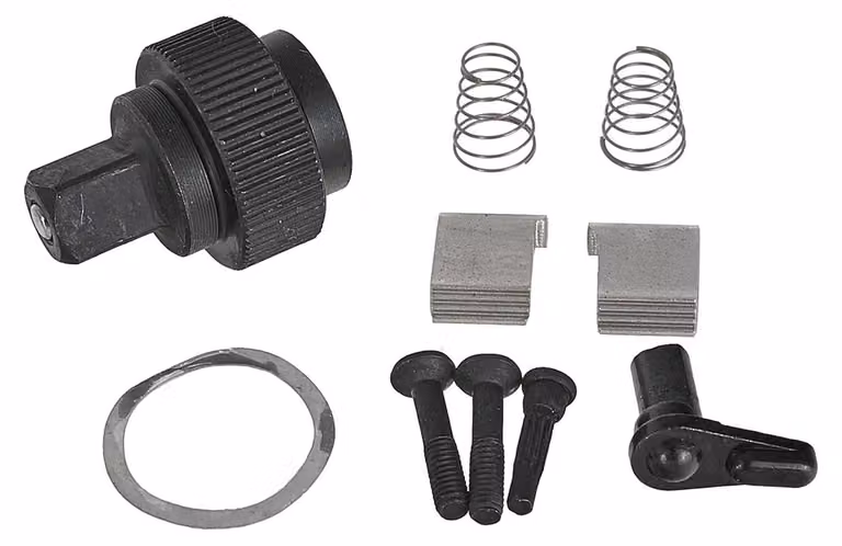 Kit-set riparazione per testa a cricchetto, cricchetto telescopico con testa snodata 1/4''