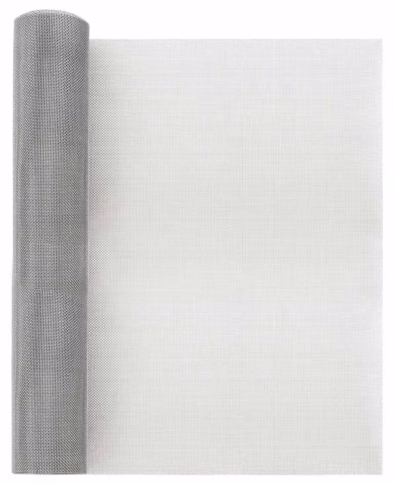 Maison Exclusive - Schermo a rete, dimensioni 40 x 2000 cm, rete in acciaio inossidabile, maglia 20, finitura argento