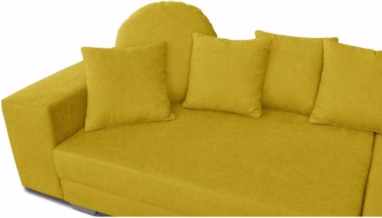 Design Ecksofa Sofa Grüne Stoff Couch Polster Sitz Eck Sofas Ecksofas Couchen
