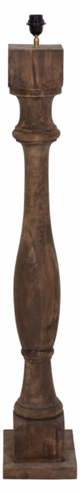 Lampada da terra Light & Living 23x23x125 cm ROBBIA legno effetto rustico 1
