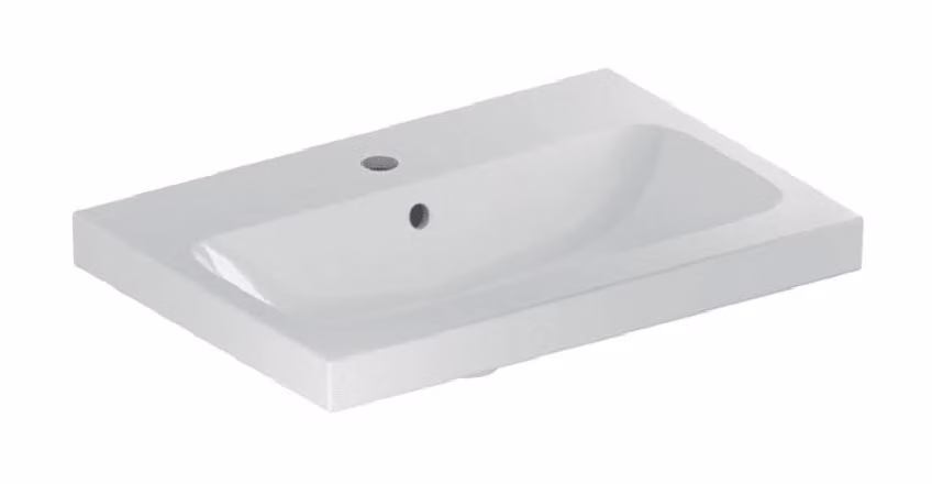 Geberit iCon Light lavabo, 60 cm x 42 cm, avec trou pour robinetterie, avec trop-plein,501841, 501.841.00.2, 501.841.00.2