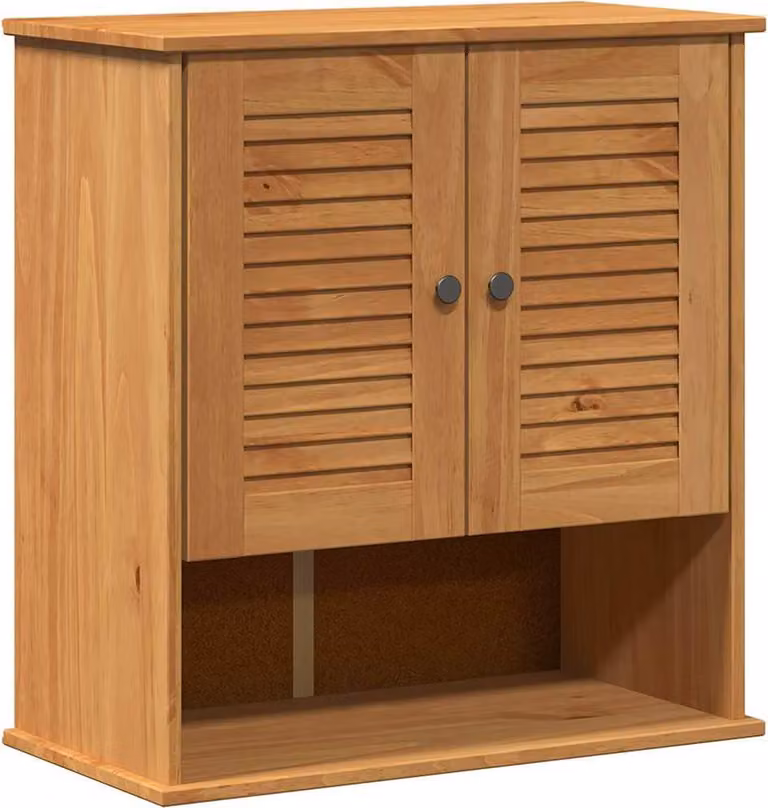 Mobile da Bagno con lo scaffale VIGO Marrone e Marrone Miele