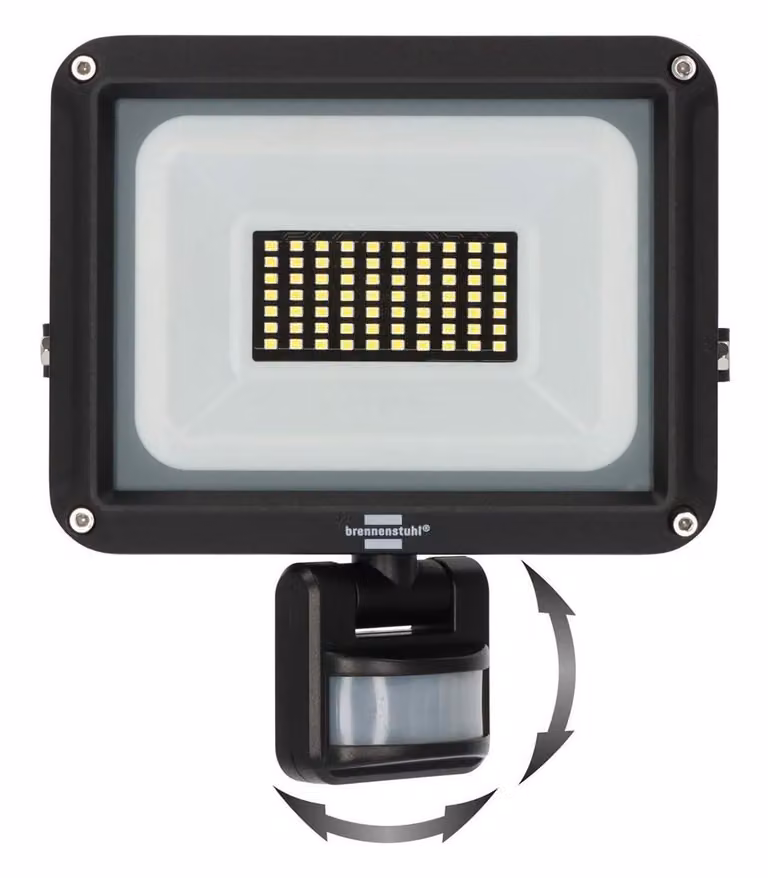 Faretto LED JARO 4060 P (faretto LED per montaggio a parete per esterni IP65, 30W, 3450lm, 6500K, con rilevatore di movimento)
