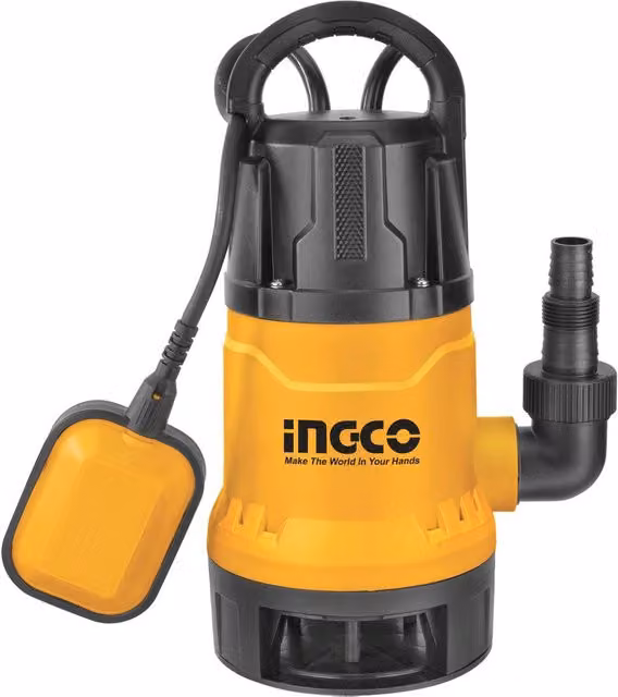 Pompa a immersione per acque sporche Ingco 750W Gialla
