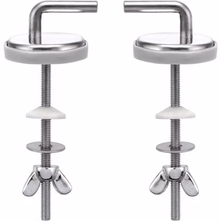cornat tec364991 cerniera con fissaggio per sedile wc, in acciai